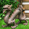 Feng Shui Far East Oriental Mushu Chinese Dragon King On Four Legs Figurine 12"L