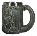 Mythical Call Of Cthulhu Octopus Kraken With Tentacle Arm Handle Coffee Mug Cup