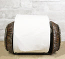 Rustic Western Wine Time Faux Wooden Vintage Barrel Toilet Paper Holder