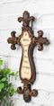 Small Fleur De Lis A Friend Loves At All Times Proverbs Faux Wooden Wall Cross