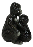 Jungle Rainforest Wildlife Gorilla Ape And Baby Ceramic Salt And Pepper Shakers