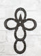 Cast Iron Rustic Western Horseshoes And Lone Star Christian Wall Cross Plaque