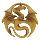 Anne Stokes Fantasy Royal Seal Golden Medal Dragon Tree Hanging Ornament Decor