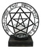 Wicca Occultic Angels and Demons Sacred Mystic Sigils Metal Votive Candle Holder