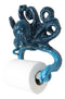 Nautical Marine Ocean Blue Sea Octopus Tentacles Wall Toilet Paper Holder