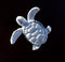 Pack Of 6 Aged White Swimming Marine Sea Turtle Drawer Cabinet Door Pull Knobs