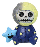 Furrybones Celestial Heavens Luno Moon and Stars Skeleton Furry Bones Figurine