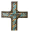 Colorful Turquoise Sunset Lord Hear My Prayer Wall Cross Plaque Figurine 12"H