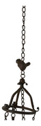 Cast Iron Rustic Country Morning Bird Relaxing Wind Chime Bell Decor Ornament