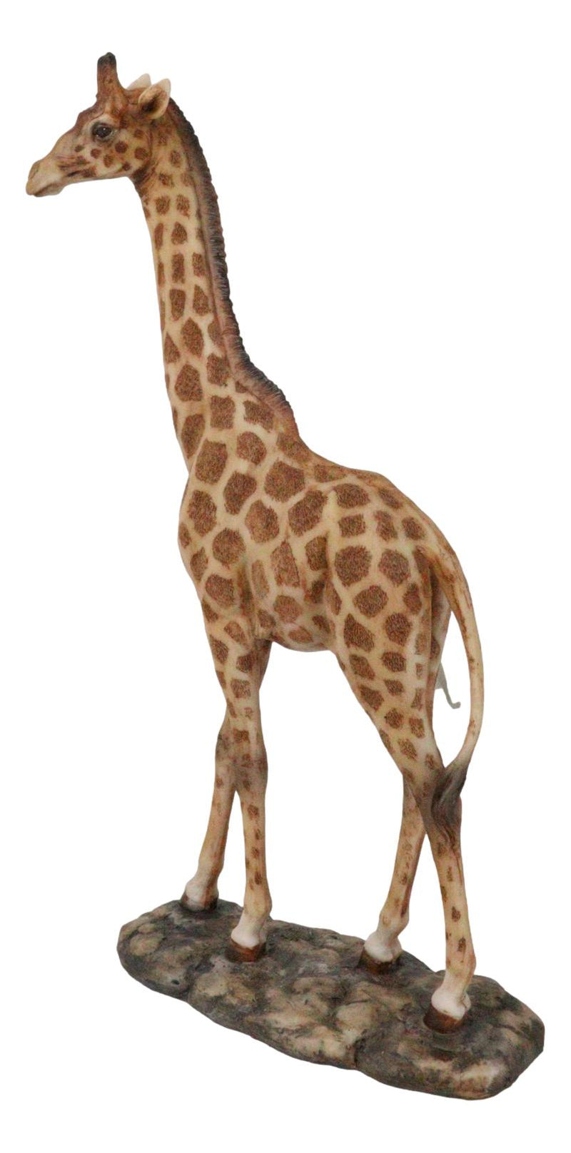 Nature Wildlife Realistic Safari Savannah Masai Giraffe Standing Figurine