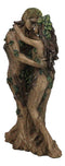 Sky Dance Celtic Greenman and Tree Woman Gaia Ent Couple Embracing Figurine