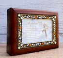 Baptized In The Lord Baptism Sacrament Burlwood Gemstones Musical Trinket Box