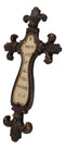 Small Fleur De Lis A Friend Loves At All Times Proverbs Faux Wooden Wall Cross