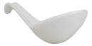 Contemporary White Melamine Asian Soup Spoons With Ladle Hook Pack Of 6 Set