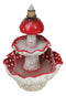 Enchanted Fairy Garden Red 3 Tiered Toadstool Mushrooms Backflow Incense Burner