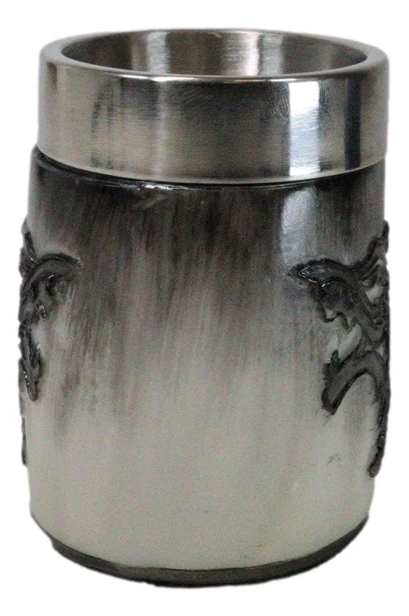 Set Of 2 Norse Mythology Viking Wolf Fenrir Enemy Of The Gods Shot Glasses