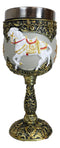 Trail Of Painted Ponies A Royal Holiday Golden Scroll Pony Horse Wine Goblet