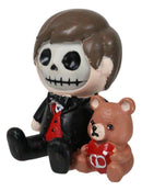 Mr Furrybones Vampire With Voodoo Bear Teddy Skeleton Furry Bones Figurine