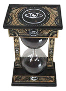 Wicca Sacred Symbols Astrology All Seeing Eye Invertible Glass Mystic Sandtimer