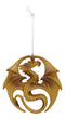 Anne Stokes Fantasy Royal Seal Golden Medal Dragon Tree Hanging Ornament Decor