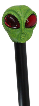 Green Roswell UFO Alien Extra Terrestrial Decorative Cosplay Prop Swagger Cane