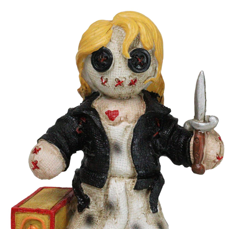 Pinheadz Monster Tiffany Valentine Bride of Chucky with Voodoo Stitches Figurine