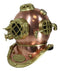 Large 16" H Nautical Steampunk Diving Helmet Navy Diver Helm Metal Sculpture