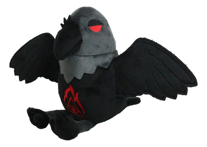 Mythical Fantasy Legend Gothic Quoth The Raven Nevermore Soft Plush Toy Doll