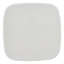 Contemporary 6.5" Square White Jade Melamine Salad Dessert Plates Pack Of 12