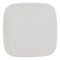 Contemporary 6.5" Square White Jade Melamine Salad Dessert Plates Pack Of 12