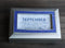 September Sapphire Patience And Love Birthstones Silver Tone Musical Trinket Box