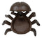 Cast Iron Bronze Finished Itsy Bitsy Spider Decorative Trinket Box Sculpture