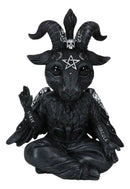 Cultic Fiends Winged Baphomet Sabbatic Goat Triple Moon Pentagram Figurine