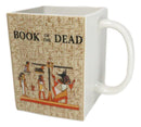 Yellow Book Of The Dead Egyptian Anubis Arcane Arts Ceramic Boxy Square Mug