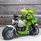 All American Biker Frogs Couple Taking Selfie On Chopper Motorcycle Figurine