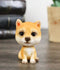 Lifelike Adorable Playful Japanese Shiba Inu Puppy Dog Mini Bobblehead Figurine