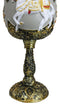 Trail Of Painted Ponies A Royal Holiday Golden Scroll Pony Horse Wine Goblet