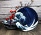 Set Of 6 Blue Japanese Hokusai Great Wave Porcelain Appetizer Salad Small Plates