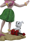 Ocean Hawaii Aloha Betty Boop Hula Dancing with Pudgy Dog and Ukulele Figurine