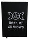 Book of Shadows Triple Moon Pentagram A5 Lined Pages Velvet Cover Journal Book