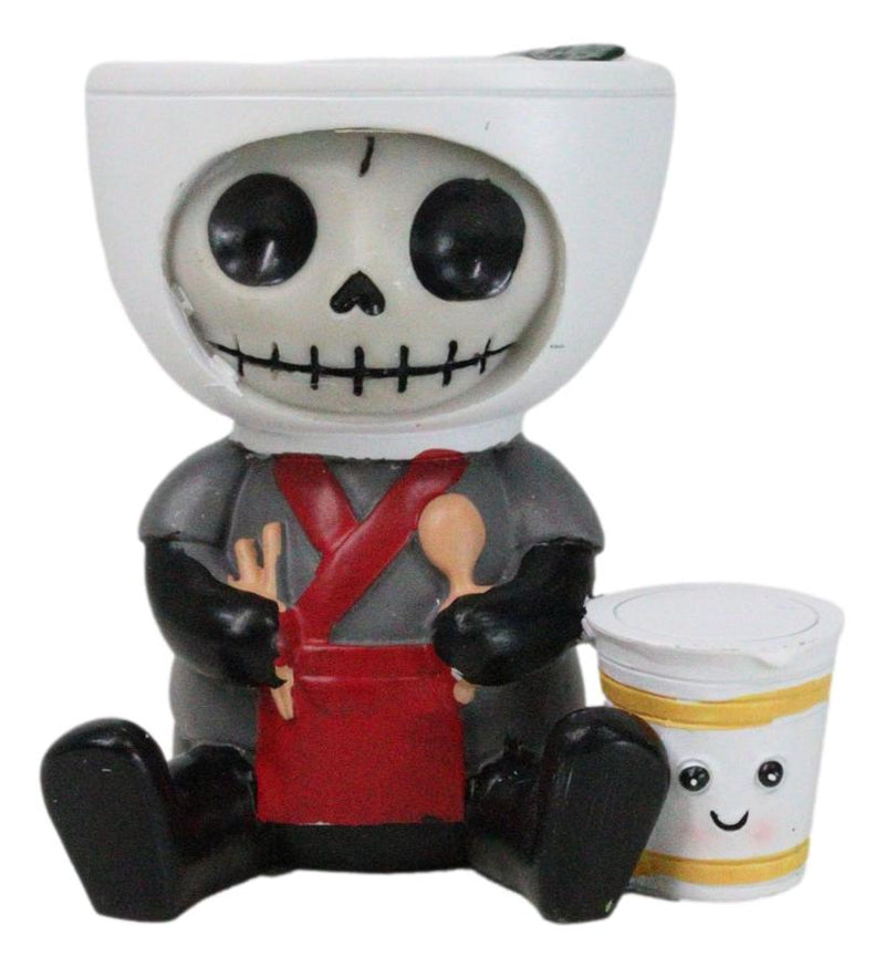 Furrybones Ramon Japanese Ramen Bowl Master Chef Skeleton Furry Bones Figurine