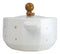 Ceramic Whimsical Honey Bees Bear 30oz Noodle Dessert Food Bowl W/ Glass Lid