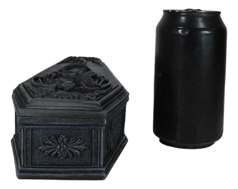 Gothic Alchemy Guardian Dragon Excalibur Sword Coffin Decorative Jewelry Box