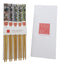 5 Pairs Of Imperial Hotel Peacock Rug Frank Wright Ridged Wooden Chopsticks Set