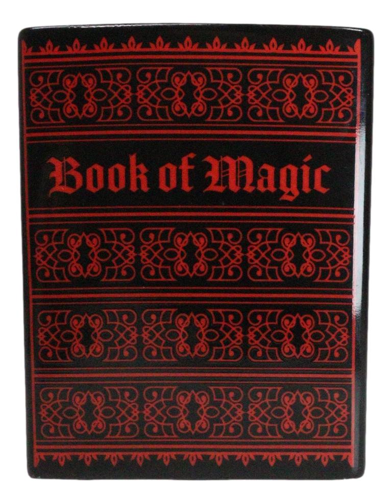 Red Book Of Magic Witchcraft New Age Arcane Arts Ceramic Boxy Square Shaped Mug