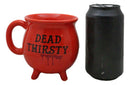 Wicca Magic Red Dead Thirsty Bloody Cauldron Ceramic Mug With Handle 16oz