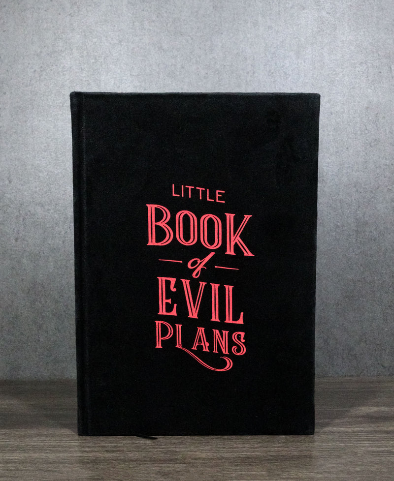 Dark Arts Little Book of Evil Plans A5 Lined Pages Velvet Cover Journal Book