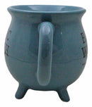 Wicca Magic Blue Basic Witch Broomstick Cauldron Ceramic Mug With Handle 16oz