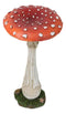 Enchanted Fairy Garden Pillar Toadstool Mushroom Home Decor Figurine 6.75"H