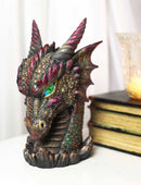 Ebros Gift Medieval Dragon Head Bust Resin Figurine Decorative Home Decor Statue